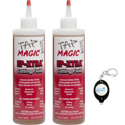 2 PCS Tap Magic EPExtra Cutting Fluid Oil Drilling Metal Lubricant 16 oz