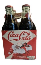 4 Pack of 2012 Coca-Cola Coke Christmas Santa Claus Holiday Full Bottles
