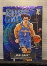 2022-23 Panini Donruss Optic - Express Lane Josh Giddey #24 Purple Prizm
