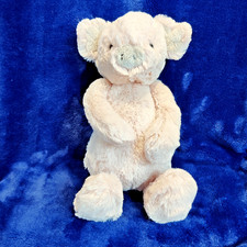 Jellycat Bashful Piggy Plush Retired Pink Pig Stuffed Animal Rare Medium 12  