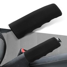 UGSHY Pack-1 Car Handbrake Cover, Wave Shaped Handbrake Protector, 1 PC Black