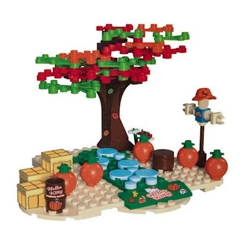 Hello Kitty Pumpkin Patch Build Set 110 Pieces Includes Figure Age 6+ Sanrio New - Image 3 of 4
