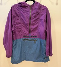 VTG LL Bean Kids Windbreaker/Rain Jacket Half Zip Size XL