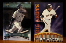 Ken Griffey Jr. + Barry Bonds 2 Card Lot