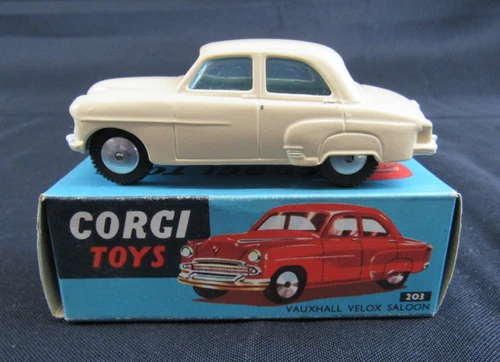Vintage Corgi 1:48 Diecast #203 Vauxhall Velox Saloon MIB MM853