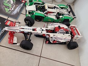 LEGO Technic Grand Prix Racer 42000 And 42039 Lot READ NEAR COMPLETE