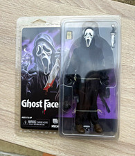NECA Ghost Face Action Figure Scream Movie Black/White w/ Knife Voice Changer
