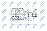 NTY Gelenksatz, Antriebswelle NPW-TY-059 FüR Toyota