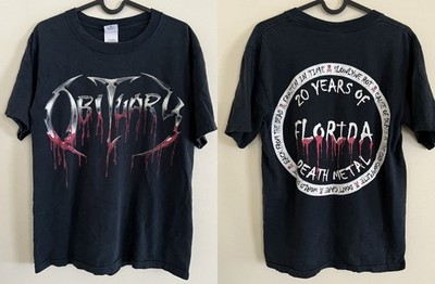 OBITUARY 20 Years Of Florida Death Metal Shirt Unisex Concert S to 5XL CM558