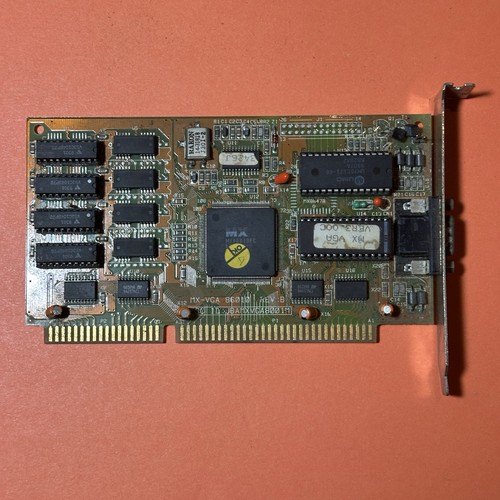 Vintage MX VGA MX86010FC ISA Video Card - Working
