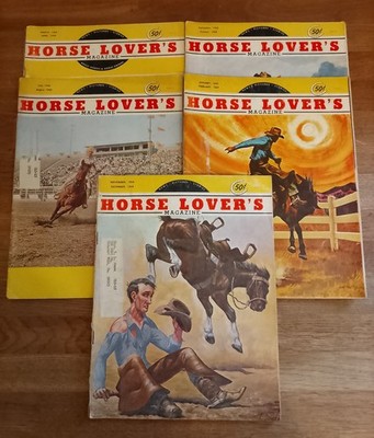 MAGAZINES - X5 Horse Lover's 1960s Specialist Magazines Bundle Collection 