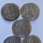 1) 1962 Silver Dime + 4 1964 Silver Dimes — photo 4