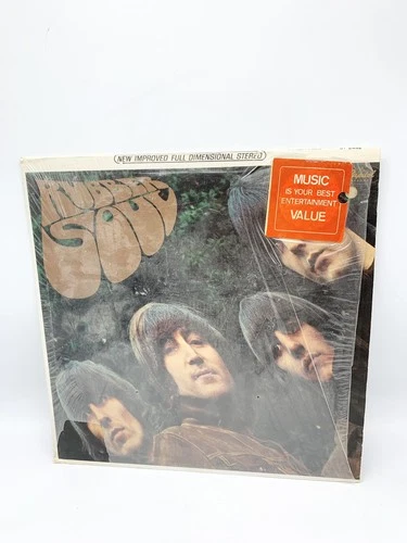 Beatles Rubber Soul Vinyl LP Capitol ST-2442 RIAA 18