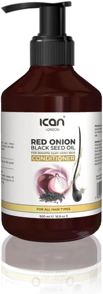 ICAN LONDON Red Onion +Black Seed Oil Conditioner For Hair Fall Control & hair growth 500ML
