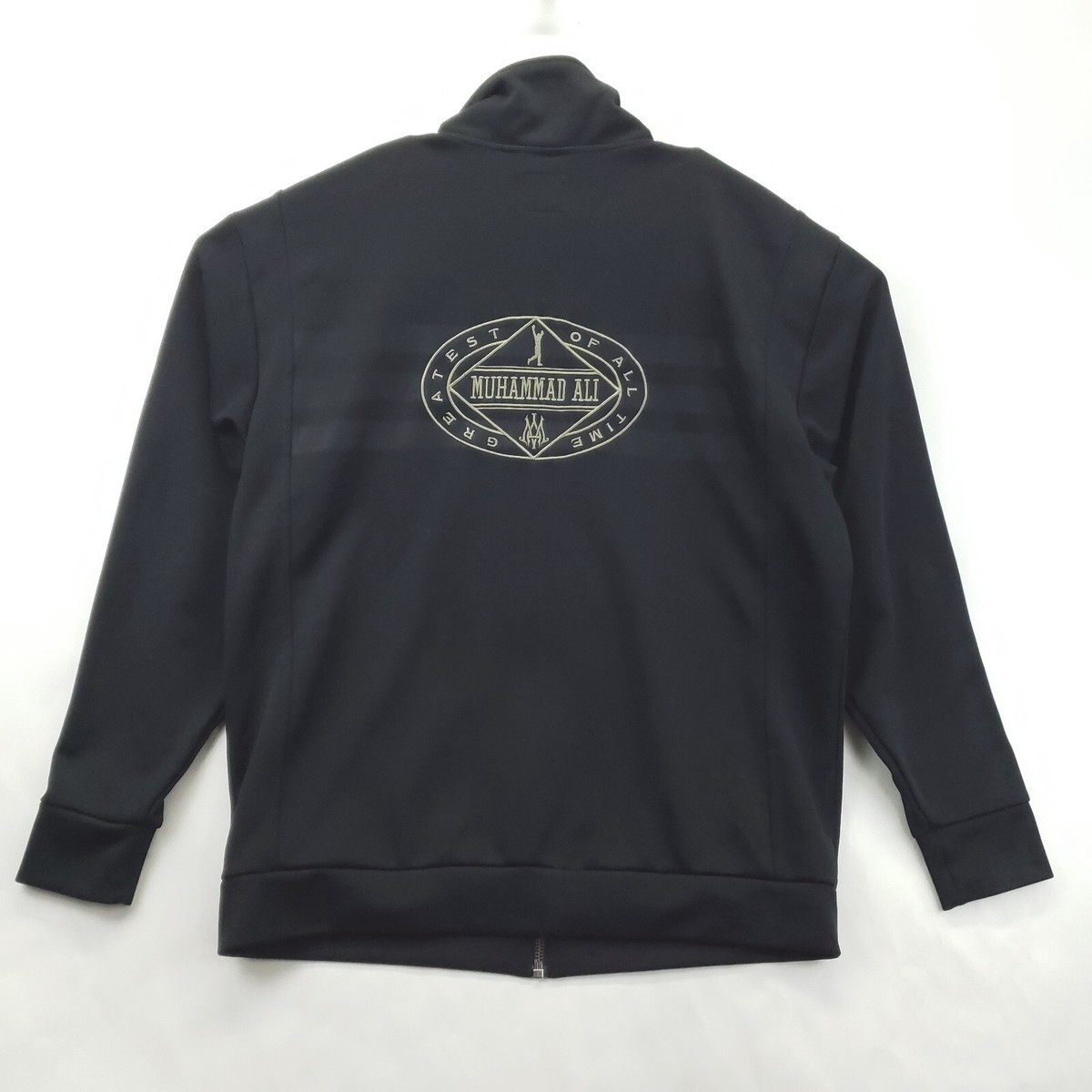 adidas MUHAMMAD ALI トラックジャケットホワイト/ブラック Vintage Muhammad Ali Classic Adidas Originals 'Boxing Ring