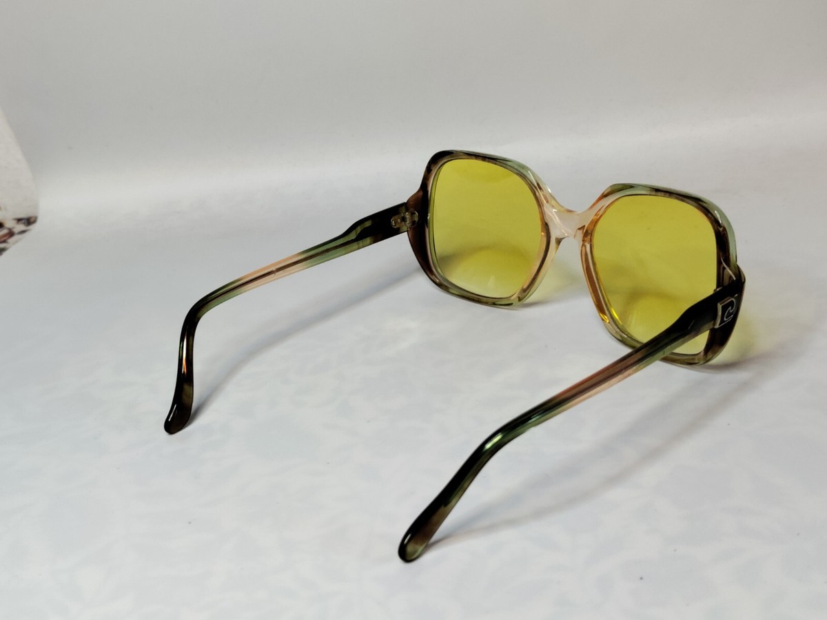 VINTAGE 70S NOS PIERRE CARDIN ACETATE IRIDESCENT SUNGLASSES