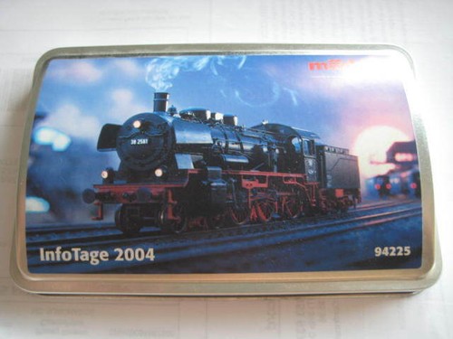 Marklin H0 94225 Info Tage 2004 Car w/metal truck in its original tin box - NIB - Picture 3 of 5