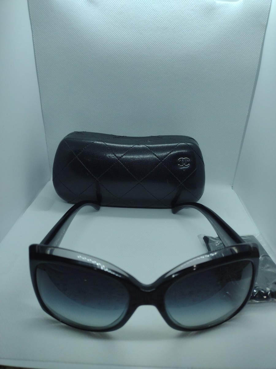 Chanel woman sunglasses 5227H 58/18 black square frame | eBay display picture 2