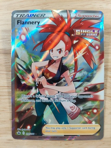 Flannery 191/198 Chilling Reign NM Full Art Ultra Rare Pokemon Card