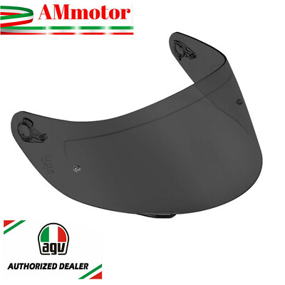 Dark Full Face Helmet Visor Agv K3 SV MPLK GT4-1 Smoke Black For Size XS Motorcycle