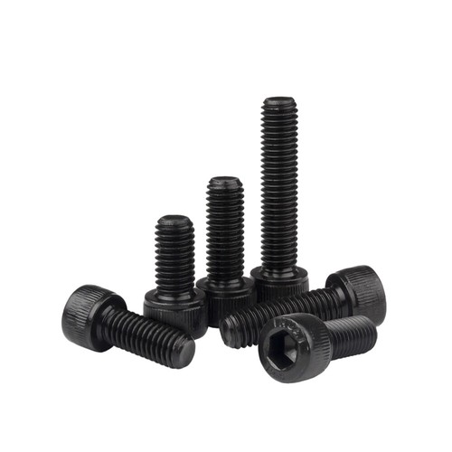 Cap Screws Black Steel Hex Socket Head Bolts Metric M1 M2 M3 M4 M5 M6 M8 - Picture 4 of 12
