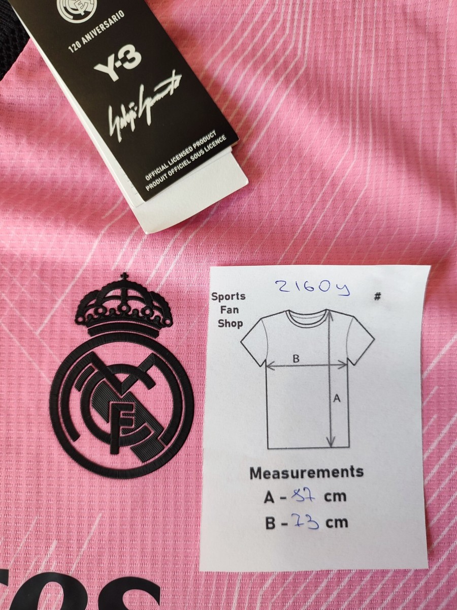 AUTHENTIC Real Madrid Y-3 2021 2022 GK 120th Anniversary 3XL AUTHENTIC Real Madrid Y-3 2021 2022 GK 120th Anniversary 3XL