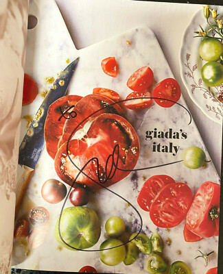 Giada De Laurentiis Signed Giada's Italy Hardcover Cookbook - Authentic, NEW