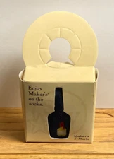 NEW Maker’s Mark Bourbon Promotional Collector’s Socks Navy Blue With Package