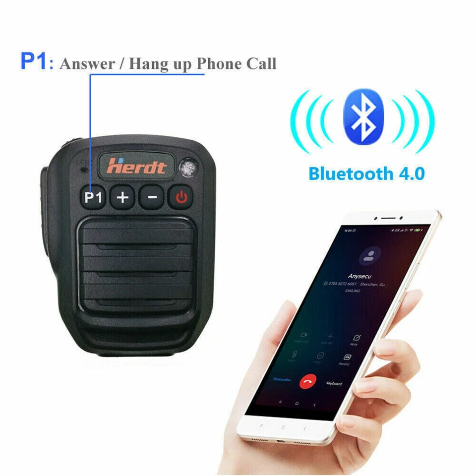 Bluetooth Speaker PTT Microphone for Motorola XPR6000 XPR6100 XPR6300 XPR6350 - Image 3 of 4