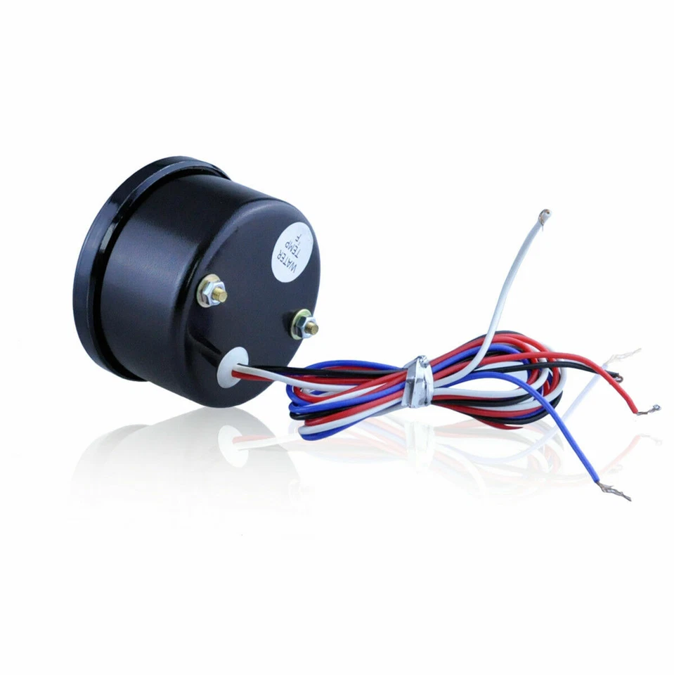 Motor de coche de lectura digital 2" 52 mm Fahrenheit medidor de temperatura del agua automotriz 0,3 A Foto 3 de 4