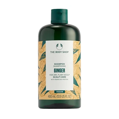 THE BODY SHOP Ingwer Shampoo Anti-Schuppen Vegan für trockene schuppige Kopfhaut Pflege 400ml