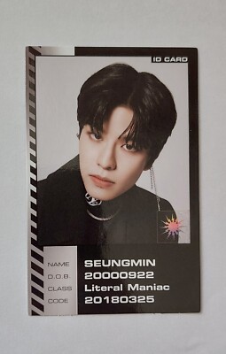 Stray Kids Oddinary album official Seungmin ID photocard | eBay