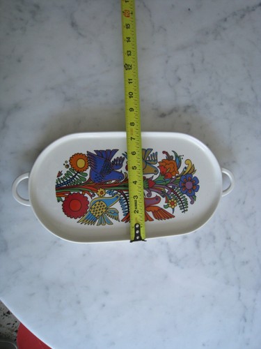 Villeroy & Boch Acapulco 16" Oval Platter Mid Century Mod Modern Vintage - Picture 4 of 6