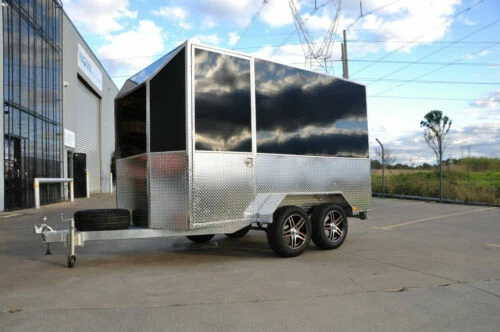 Car, Bike & Boat Trailers with Enclosed Trailer