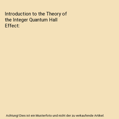 Introduction to the Theory of the Integer Quantum Hall Effect