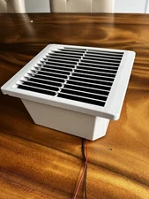 HOFFMAN TFP624 Tfp Side-Mount 6” Panel Mount Filter Fan, gray Matte, 24Vdc