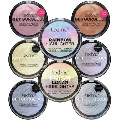TECHNIC Highlighting Powder Blusher Bronzer Face Highlighter Blush Contour Get Gorgeous