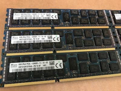 48GB (6x 8GB) SK Hynix 2Rx4 PC3L-12800R DDR3 1600MHz RDIMM RAM | eBay