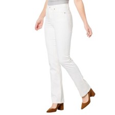 DG2 by Diane Gilman Soft and Sleek Denim Baby Bootcut Jeans Size 18PW 5 Pocket