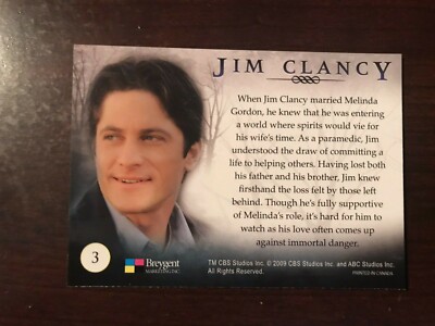 2009 Ghost Whisperer Seasons One and Two #3 Jim Clancy