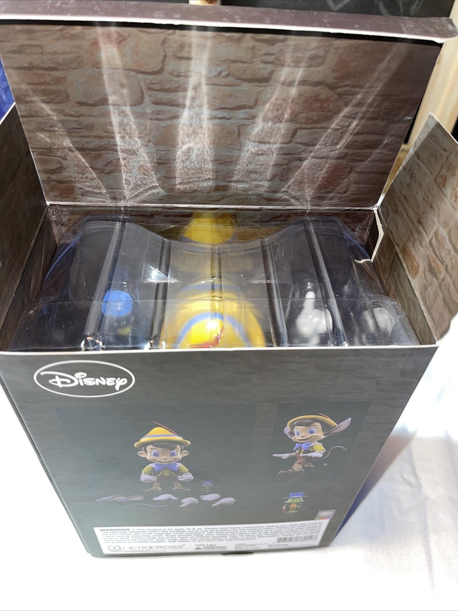 ꕤ︎︎ミィꕤ︎︎No.144フェザー with ヒノキチップチャーム‪·̩͙꒰ঌ Herocross Hybrid Metal Figuration #014 Disney Pinocchio New In Box