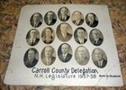 Carroll Co. NH 1937-38 Legislators Photo Poster - Ossipee, Conway, Wolfeboro