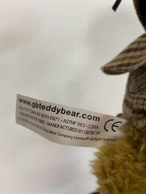 The Great British Teddy Bear Company THE QUEEN - NEW WITH TAGS 