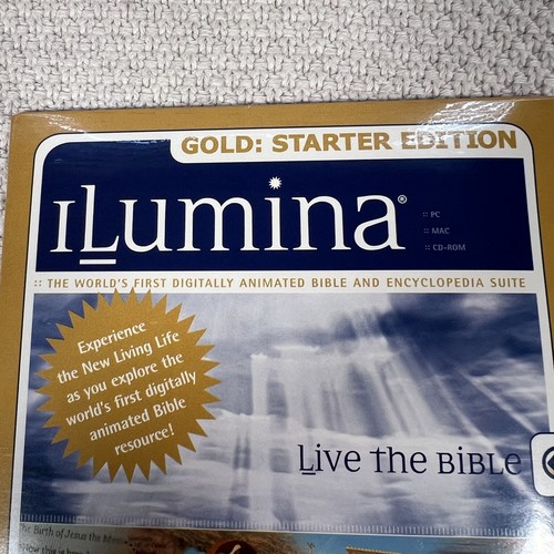 ILumina Gold Starter Edition Live the Bible Animated Bible Software 2004 Sealed - Picture 8 of 8