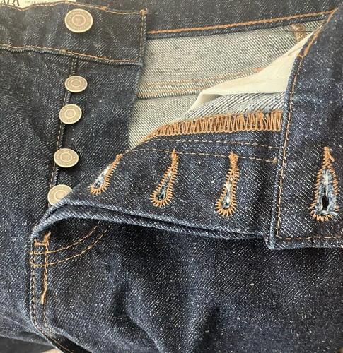 Zara Jeans Womens Size 6 The Relaxed Fit In Indigo Straight Leg - Picture 5 of 16