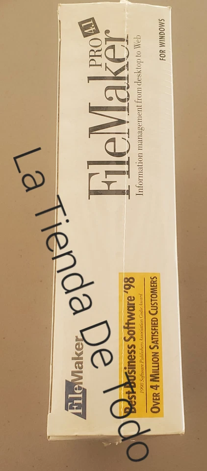 VINTAGE 1998 OLD NEW STOCK COMPUTER CD ROM FILE MAKER pro 4.1 FOR WINDOWS - Image 3 of 4