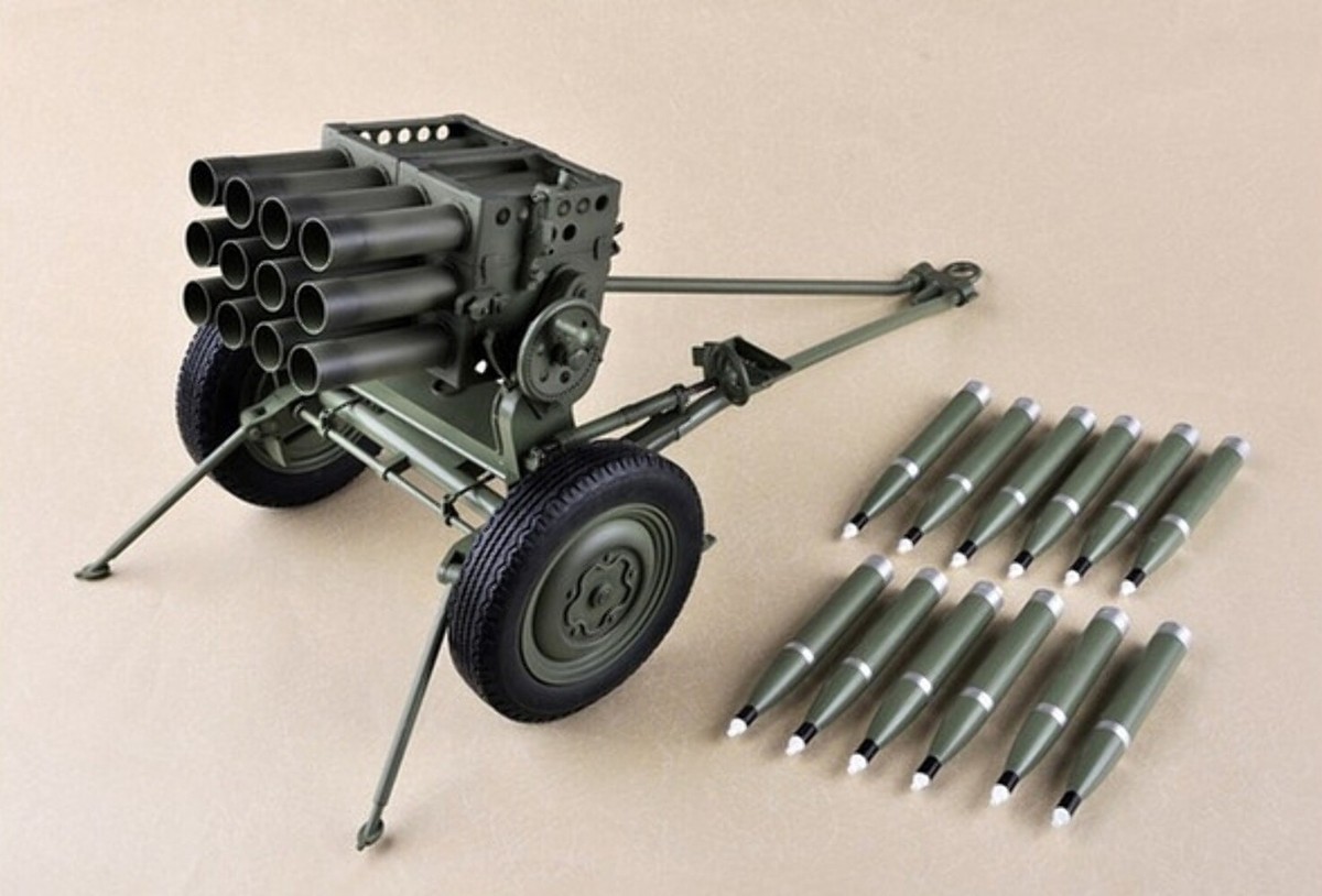 Merit Model 68608 TYPE 63 107mm ROCKET LAUNCHER Plastic Model Kit 