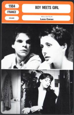 Fiche Cinema Boy Meets Girl Denis Lavant Leos Carax 1984 Ebay