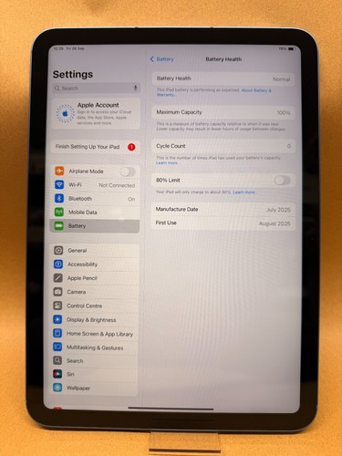 Apple iPad 11th Gen 11 inch A16 256GB Wi-Fi 6 & 5G Cellular 2025 - Blue - Picture 5 of 9