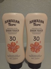 2X Hawaiian Tropic Sheer Touch Sunscreen Lotion SPF 30 2 x 10.8 Fl Oz